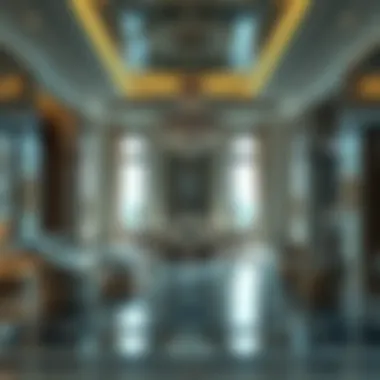 Lavish interior of a Trump Estates residence featuring high-end finishes