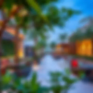 Charming outdoor lifestyle spaces in uBank City Walk filled with greenery