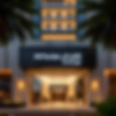 Al Fardan Exchange Building Facade Al Fardan Exchange exterior showcasing modern architecture