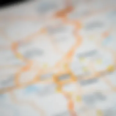 Detailed map highlighting postal code zones in Dubai