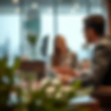 A financial advisor explaining options to a client