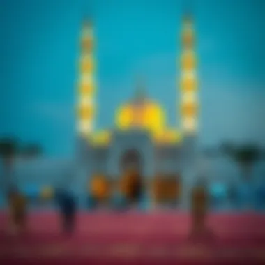 Serene Mosque in Deira A serene mosque in Deira surrounded by vibrant local life
