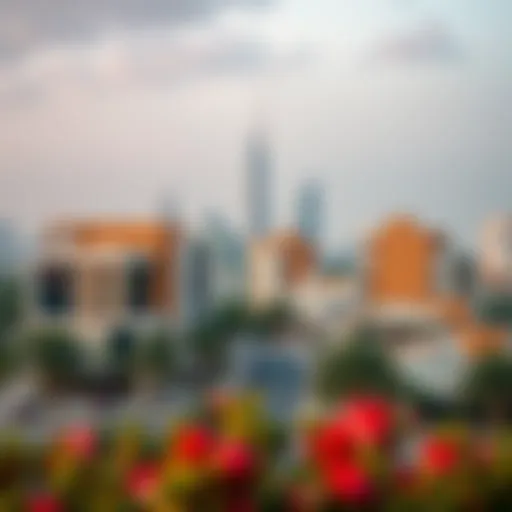 Modern Architecture of Al Warqa Scenic view of Al Warqa's skyline showcasing modern architecture