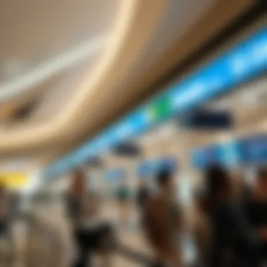 Seamless Connectivity at Emirates Airlines Terminal Passengers utilizing seamless connectivity options at Emirates Airlines Terminal