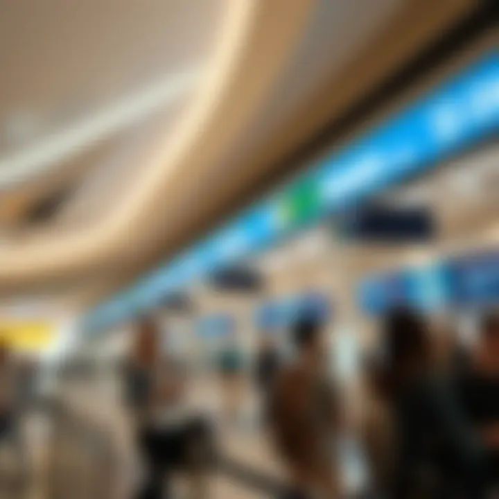 Seamless Connectivity at Emirates Airlines Terminal Passengers utilizing seamless connectivity options at Emirates Airlines Terminal