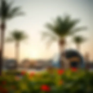 Community park in اسكان زايد highlighting recreational facilities