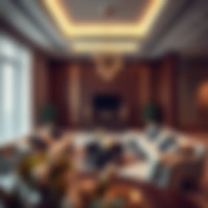 Luxurious apartment interiors in اسكان زايد