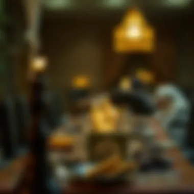 Traditional Iftar table setup