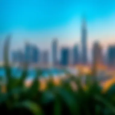 The Iconic Dubai Skyline Luxurious skyline of Dubai