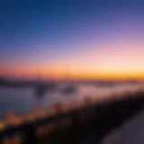 Breathtaking view of Marina Beach at sunset