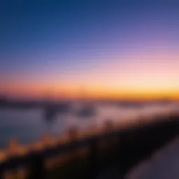 Breathtaking view of Marina Beach at sunset