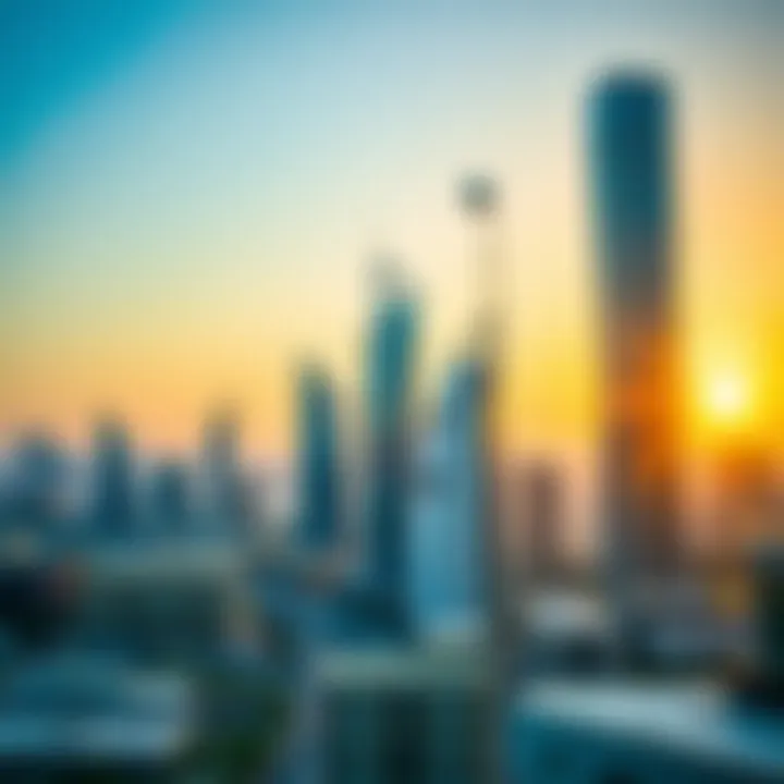 Dubai Skyline: A Hub for Real Estate Investment Dubai skyline with real estate developments