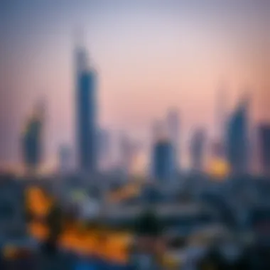 Dubai skyline showcasing residential developments
