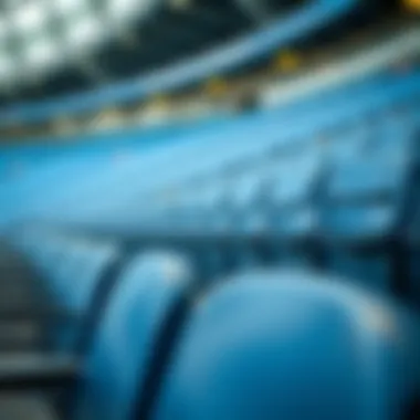 Close-up of Seating Sections Detailed close-up of seating sections at Etihad Arena