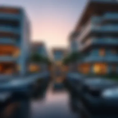 Architectural Elegance of Marina Houses Stunning architectural design of a marina house in Dubai