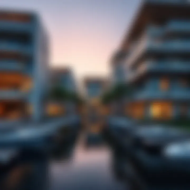 Architectural Elegance of Marina Houses Stunning architectural design of a marina house in Dubai