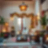 Festive decorations adorning a traditional UAE home during Eid