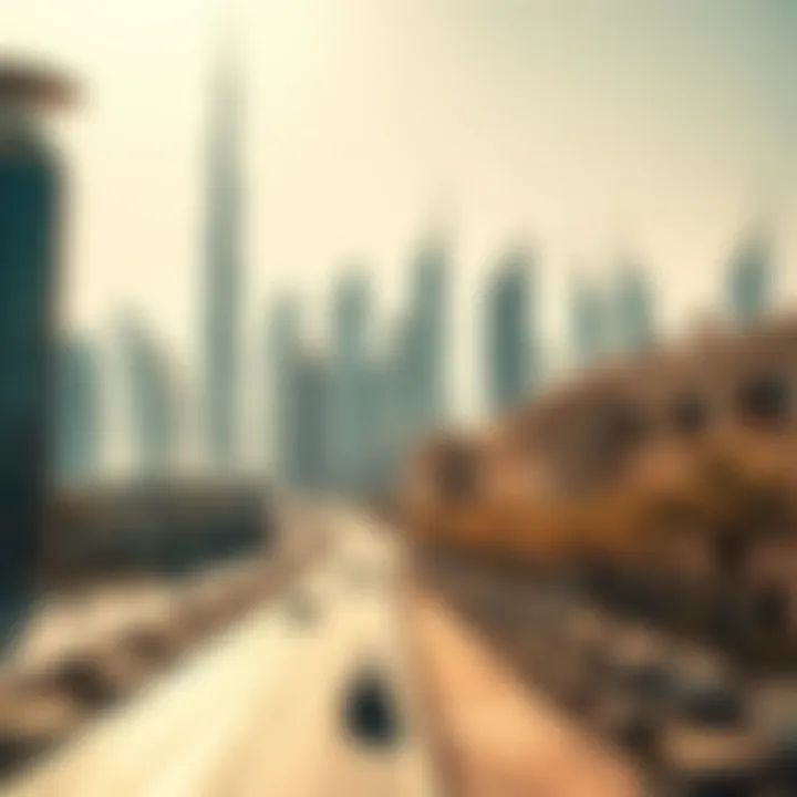 A vibrant skyline showcasing Dubai's architectural marvels