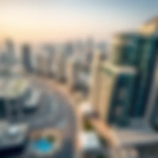 A panoramic view of Dubai's skyline showcasing modern architecture