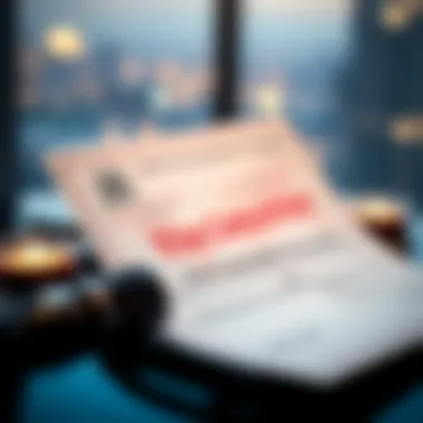 Official Visa Cancellation Document Official document representing visa cancellation