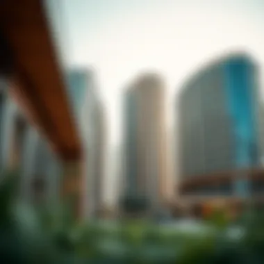 Architectural Details of VYB Business Bay Architectural details of VYB Business Bay complex