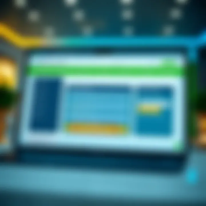 Website interface showcasing payment options