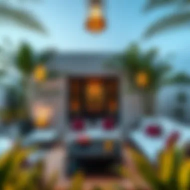 Inviting Outdoor Oasis Elegant outdoor space designed for relaxation and entertainment