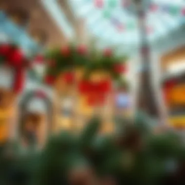 Embracing Seasonal Themes at Yas Mall Seasonal decorations during festive times at Yas Mall